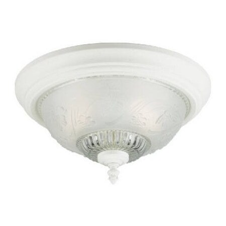 Westinghouse 2 LGT WHT Ceil Fixture 66162